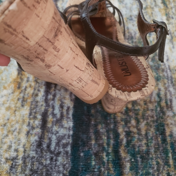 Unlisted Cork Wedge Sandals - Picture 7 of 15